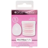 Міні-спонжі для макіяжу Pillow Puffs, 6 штук, Brushworks