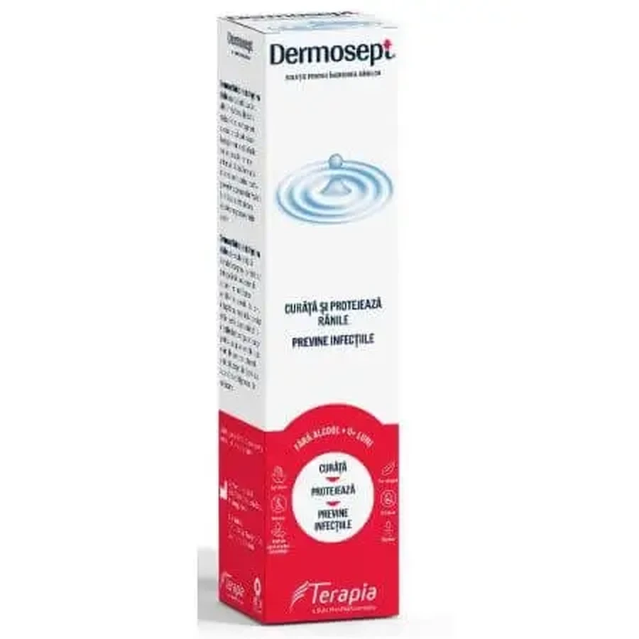 Раствор для ухода за ранами Dermosept, 150 мл, Terapia SA: цены и характеристики