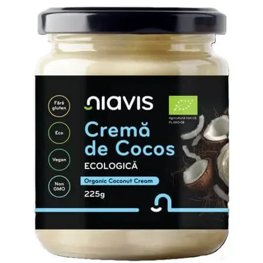 Органические кокосовые сливки, 225 г, Niavis: цены и характеристики