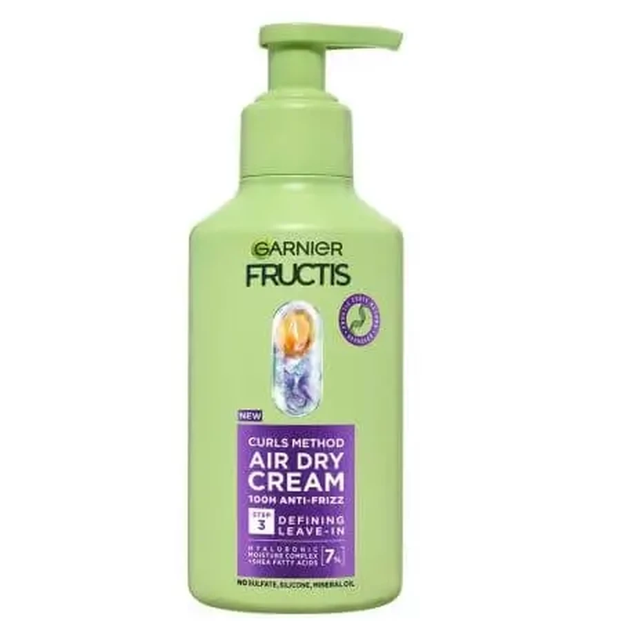 Незмивний крем для волосся Fructis Curls Method з олією ши та гіалуроновою кислотою, 260 мл, Garnier: ціни та характеристики