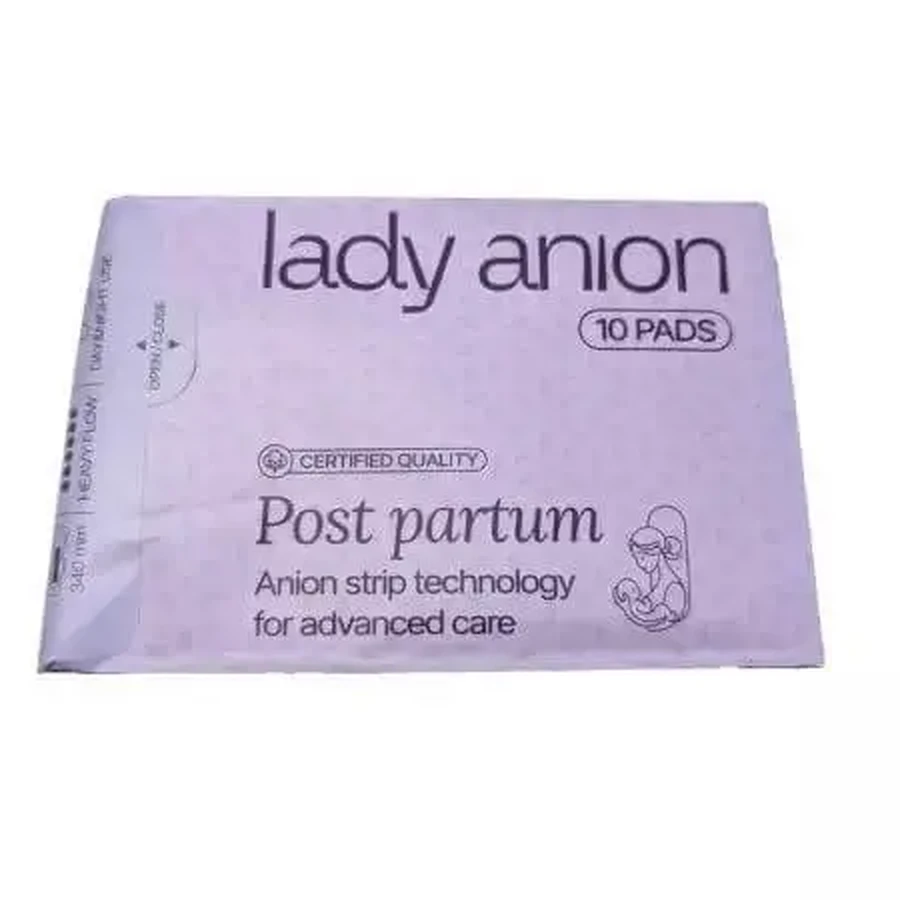 Післяпологові прокладки, 10 шт, Lady Anion: ціни та характеристики