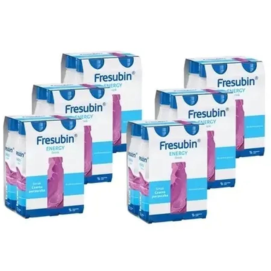 Fresubin Energy со вкусом черной смородины, упаковка 6 x 4 (24 шт.), Fresenius Kabi: цены и характеристики