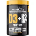 HIRO.LAB Витамин D3 4000IU + K2 MK7 160 таблеток