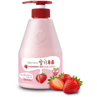Лосьйон для тіла з полуничним молочком Kwailnara Strawberry Milk Vitalizing ...