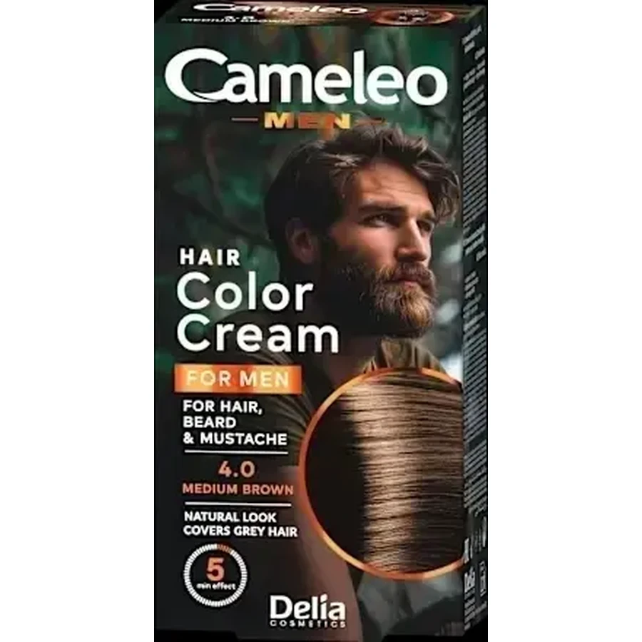 DELIA CAMELEO MEN HAIR COLOR CREAM Краска для волос 4.0 ...: цены и характеристики