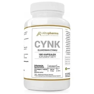 Altopharma Цинк 15 мг Глюконат цинку + Пребіотик 180 ...