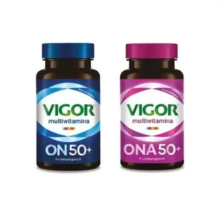 Полівітамінна добавка VIGOR ON 50+ 60 таблеток + VIGOR ...