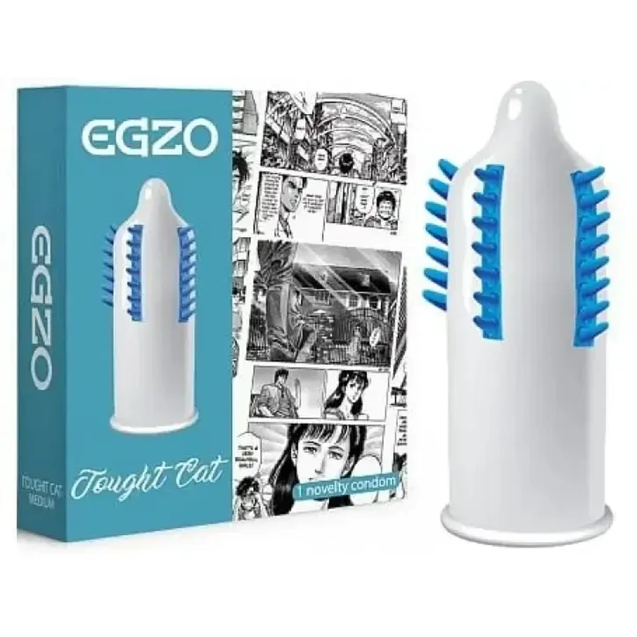Стимулюючий презерватив для котів Egzo Tough Cat Medium 1 шт.: ціни та характеристики