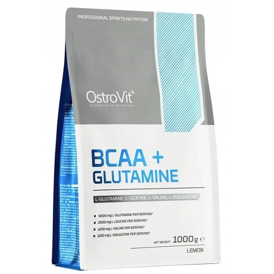 Ostrovit BCAA + глютамин лимонный 1000г: цены и характеристики