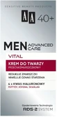 Крем для обличчя AA Men Advanced Care Vital 40+ ...