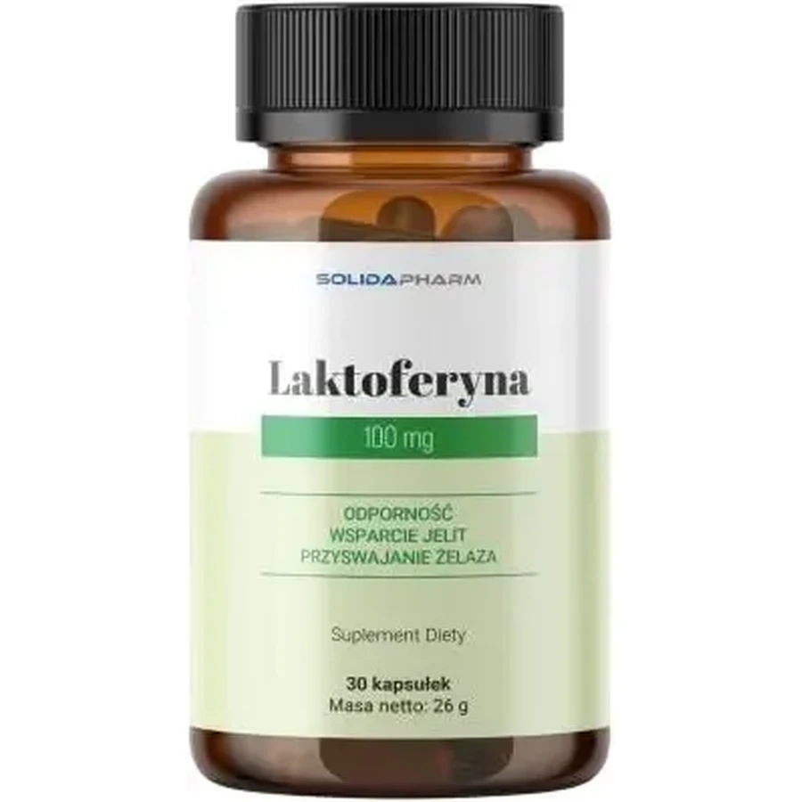 Solida Pharm Лактоферрин 30 капсул: цены и характеристики