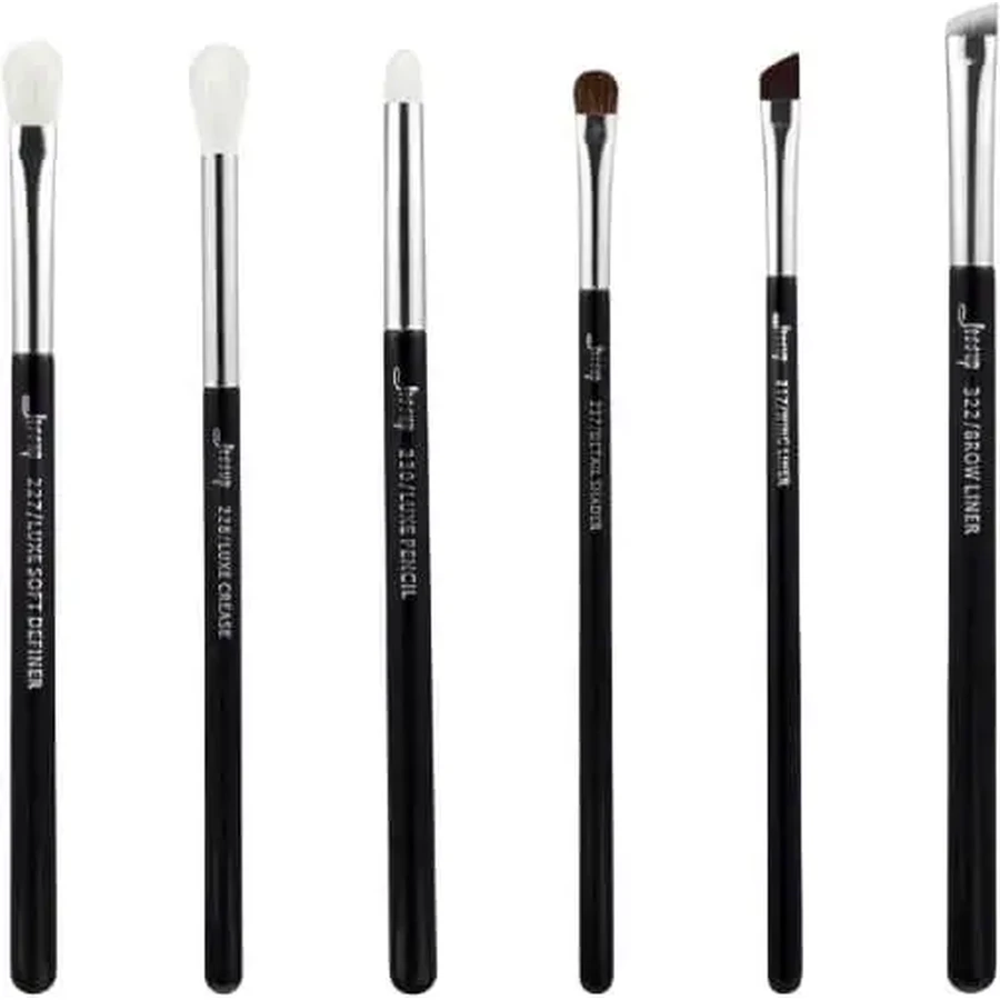 Щетка для волос Jessup Black/Silver Mix Набор из 6 щеток: цены и характеристики