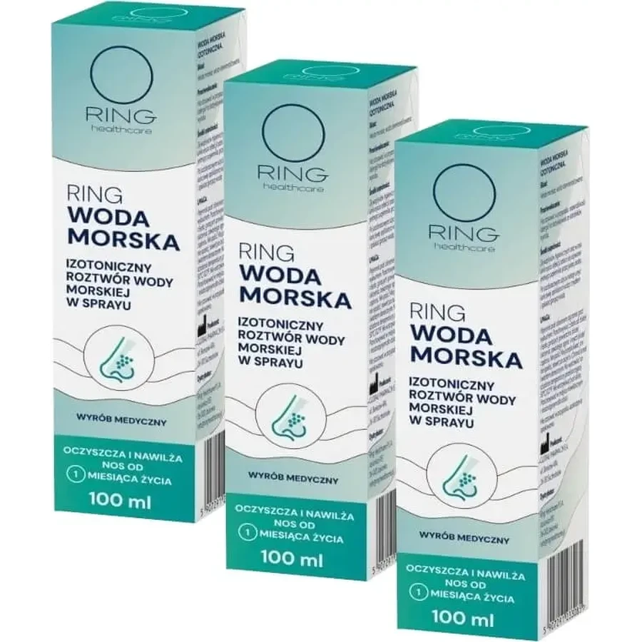 Ring Ізотонічна морська вода 100 мл Мульти-упаковка × 3: ціни та характеристики