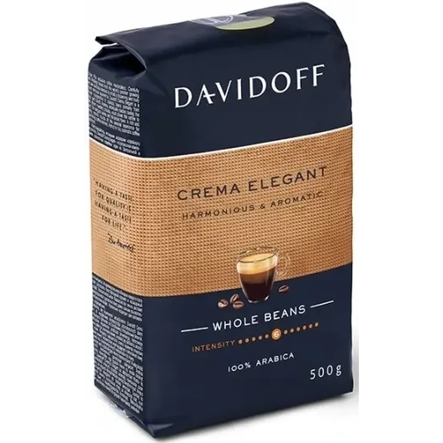Davidoff Crema Elegant, кава в зернах 500г: ціни та характеристики