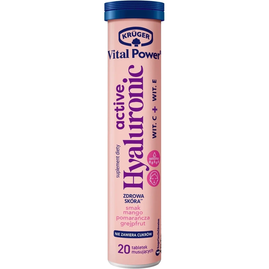 Kruger Vital Power For Hair зі смаком грейпфрута 20 таблеток ...: ціни та характеристики