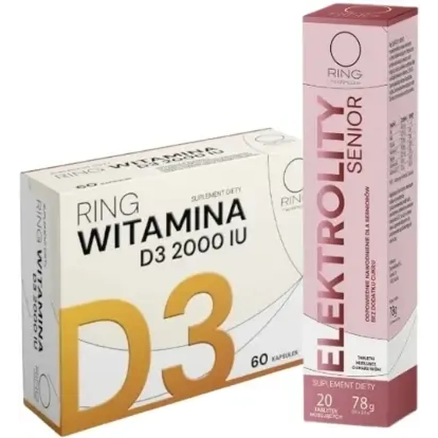 Ring Vitamin D3 2000 + Ring Electrolytes Senior: цены и характеристики