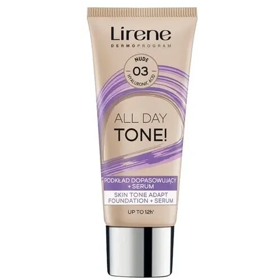 Lirene All Day Tone! Подходящая тональная основа + сыворотка 03 Nude ...: цены и характеристики