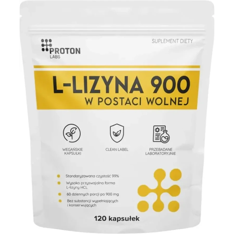 Proton Labs Lysine HCL 120 капсул: ціни та характеристики