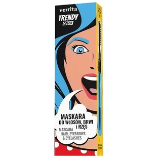 Venita Trendy Color Mascara 3 в 1 для волос, бровей и ресниц без ...