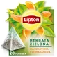 Lipton Мандарин и апельсин зеленый чай пирамидки 20 ...