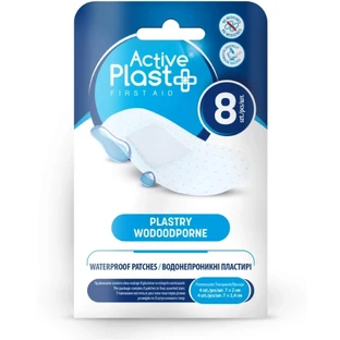 Водонепроницаемые пластыри ActivePlast для оказания первой помощи 8 шт.