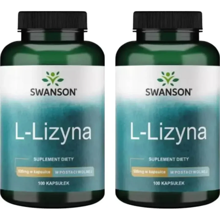 Swanson L-Lysine 500 мг 100 капсул Мультипак x 2: цены и характеристики