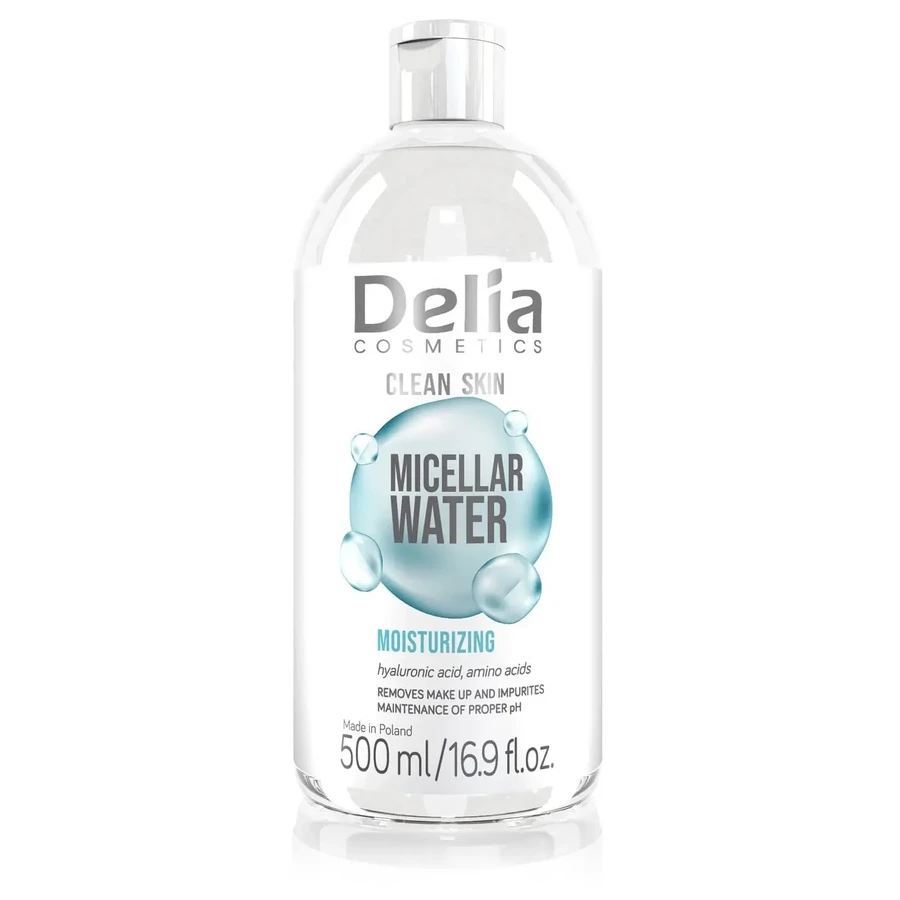 Зволожуючий міцелярний лосьйон для чистої шкіри DELIA 500 мл: ціни та характеристики