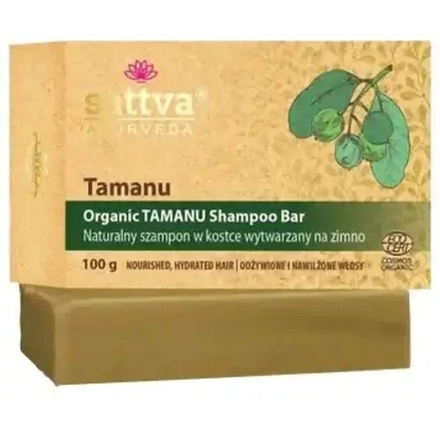 Sattva Органічний шампунь з кубиками таману 100 г: ціни та характеристики