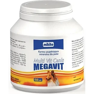 MIKITA MULTI VIT CANIS MEGAVIT 150 ТАБЛЕТОК