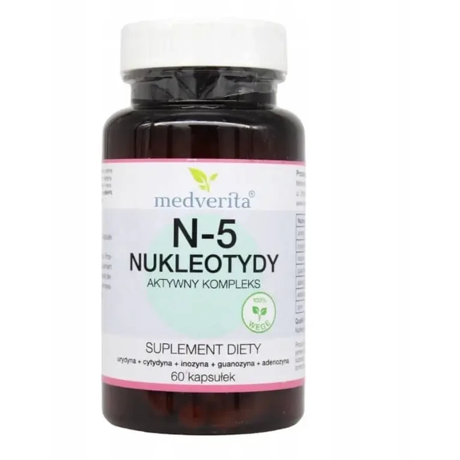 Medverita N-5 Nucleotides 60 капсул: ціни та характеристики