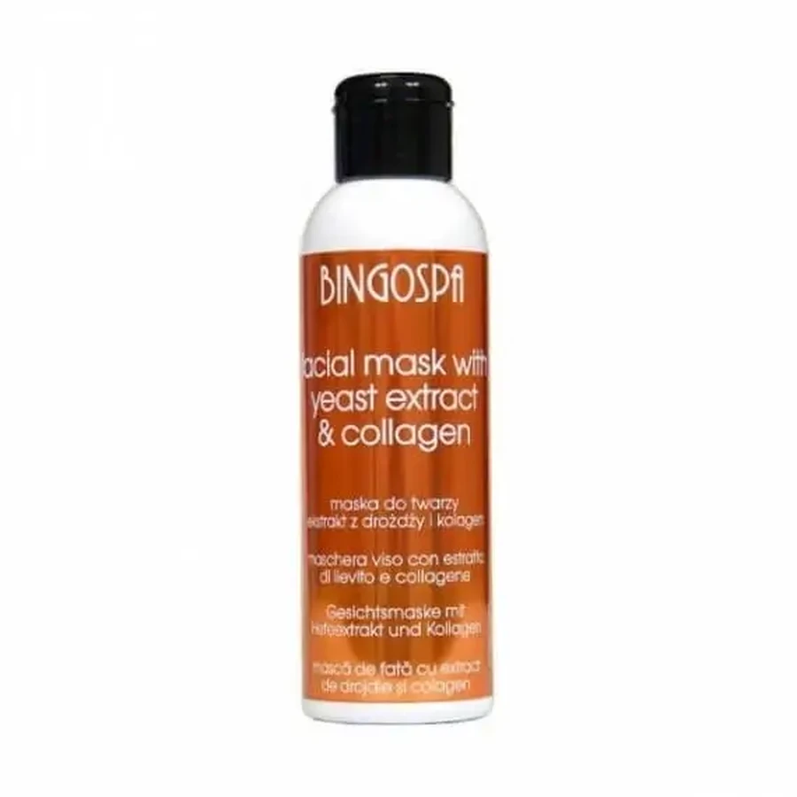 Маска для лица BINGOSPA экстракт дрожжей и коллаген 150 г: цены и характеристики