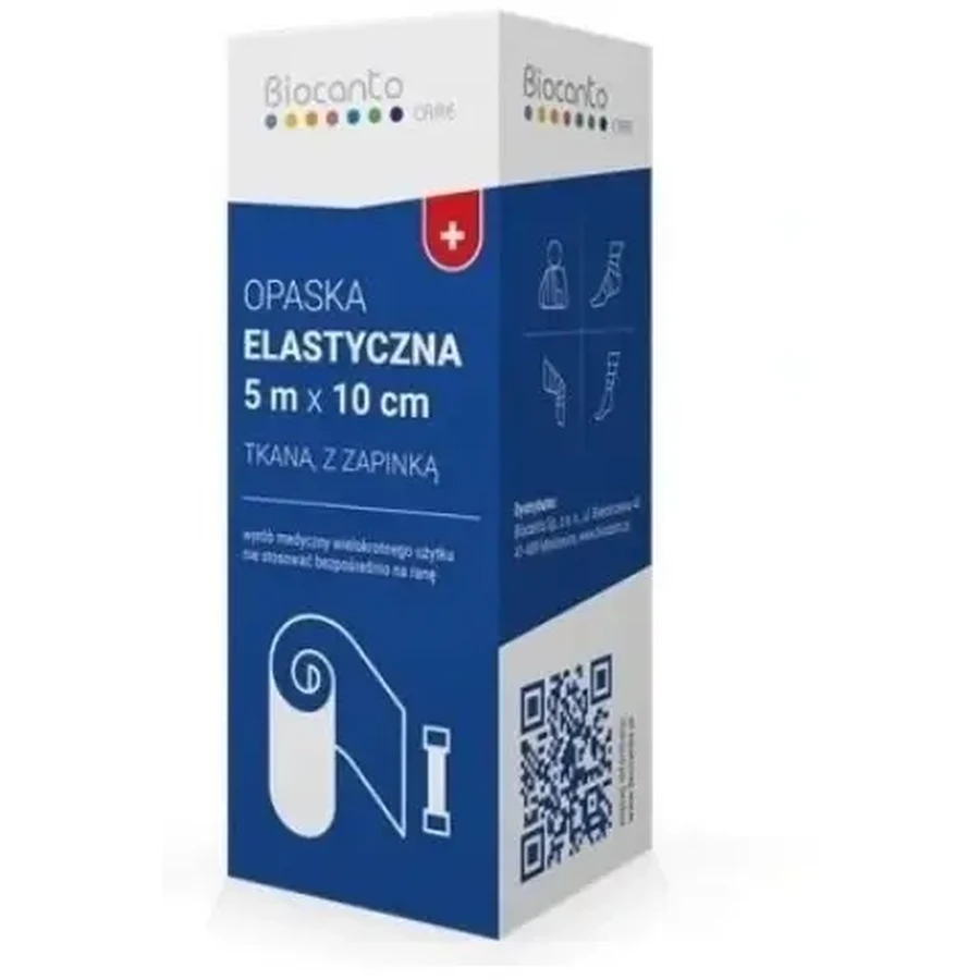 Еластична стрічка Biocanto з застібкою 5м х 10 см 1 шт.: ціни та характеристики