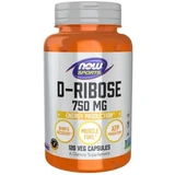 Now Foods D-Ribose 750 мг D-Ribose 120 капсул