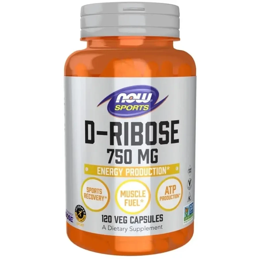 Now Foods D-Ribose 750 мг D-Ribose 120 капсул: цены и характеристики