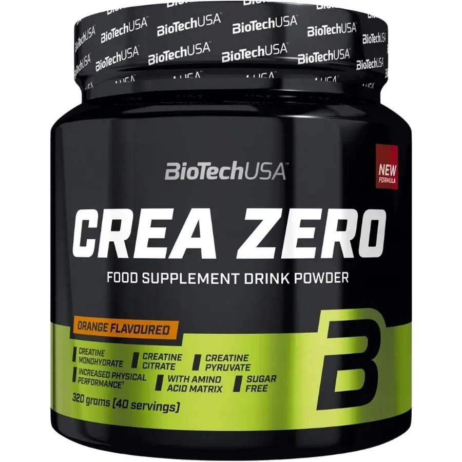 Креатин зі смаком апельсина BioTech USA Crea Zero 320 г: ціни та характеристики