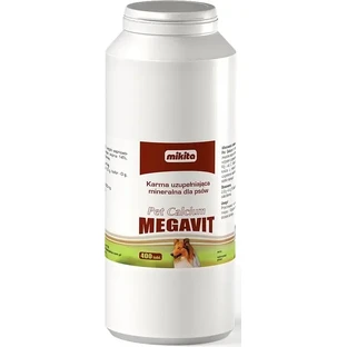 MIKITA PET КАЛЬЦІЙ МЕГАВІТ 400 ТАБЛЕТОК