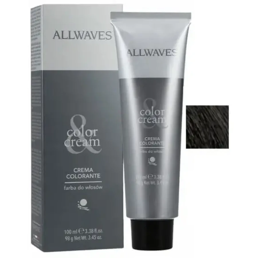 AllWaves Цвет волос 4.00 Интенсивный средне-коричневый 100 мл: цены и характеристики