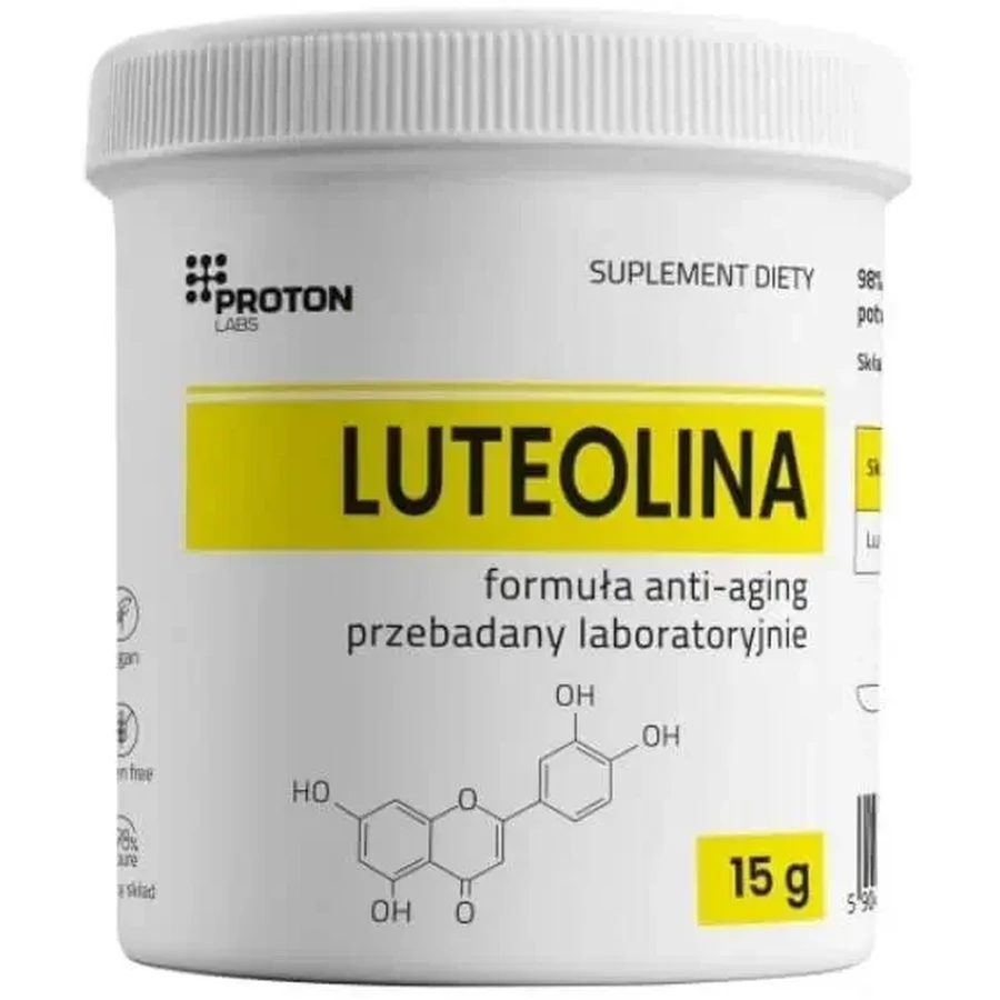 Proton Labs Лютеолін 98% чистий порошок 15 г: ціни та характеристики
