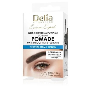 DELIA Eyebrow Expert Waterproof Eyebrow Pomade 3.0 Brown 7 g