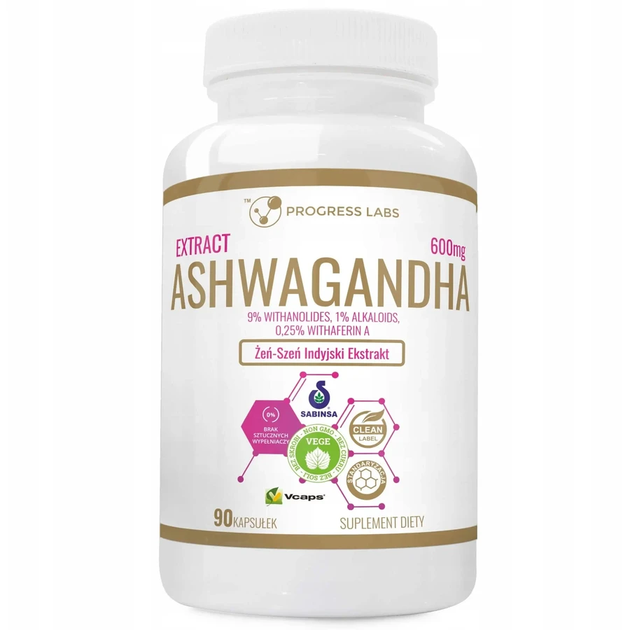 Progress Labs Ashwagandha Extract 600 mg 90 капсул: цены и характеристики