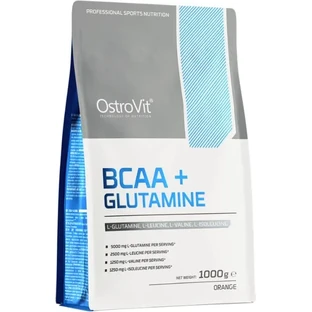 OstroVit BCAA + Glutamine со вкусом апельсина 1000 г