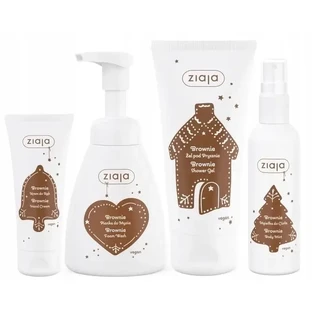 Ziaja Brownie Set Гель для душа + пенка для умывания + ...