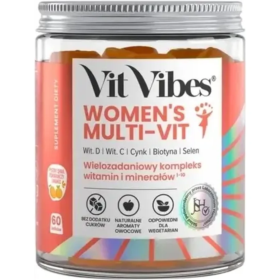 Желе-роллы Vit Vibes Women's Multi-Vit 60 шт.: цены и характеристики
