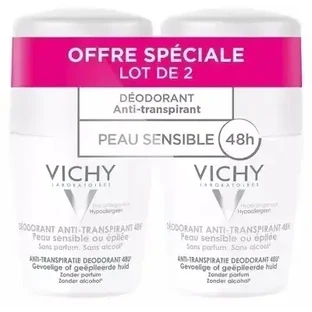 VICHY DEO Антиперспирант для чувствительной кожи 2х50 мл