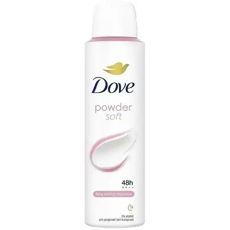 Dove Порошковий м'який антиперспірант-спрей для жінок 150 мл: ціни та характеристики