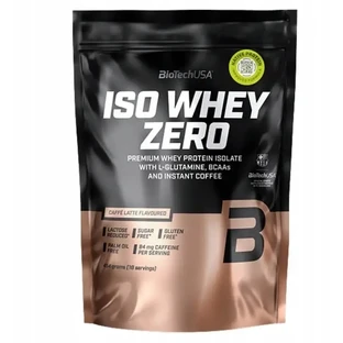 BioTech USA Iso Whey Zero protein Caffe latte зі смаком кави 454 г