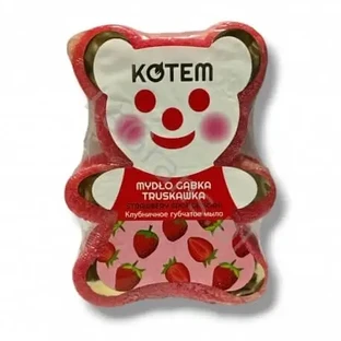 Губчатое мыло KOTEM Клубника 130 г