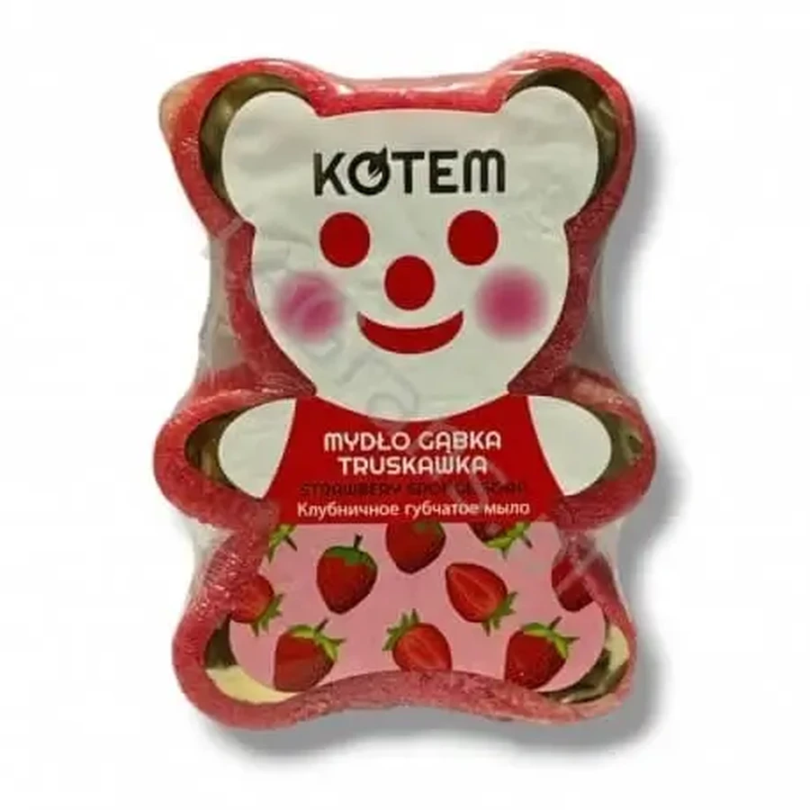 Губчатое мыло KOTEM Клубника 130 г: цены и характеристики