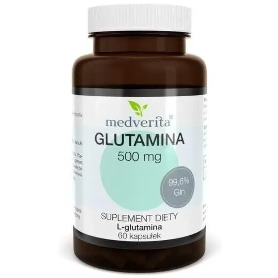 Medverita Glutamine 500 мг 60 капсул: ціни та характеристики