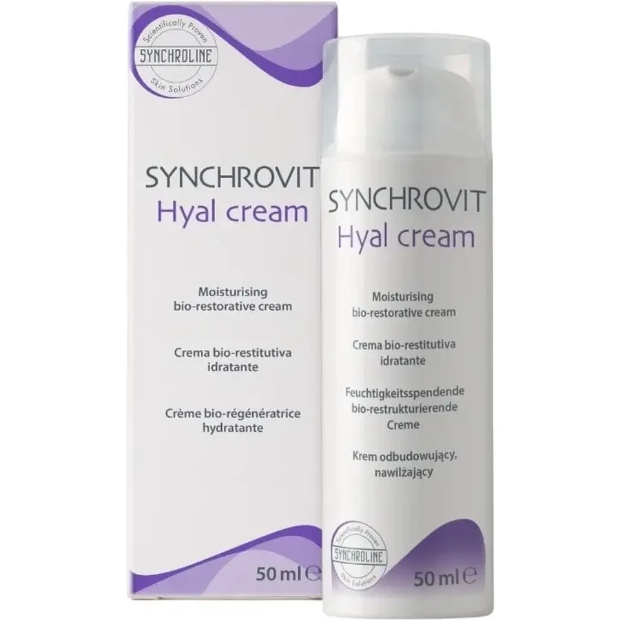 Synchrovit Hyal Cream Відновлювальний зволожуючий крем 50 мл: ціни та характеристики